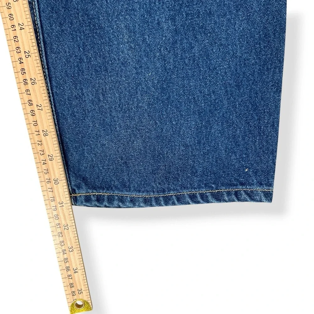 Bugle Boy Jeans Men 34x32 Blue Wide Leg Loose‎ Fit 765 Deadstock VTG 90s NWT